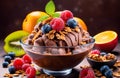 Chocolate ice-cream delicious food , dessert images.